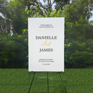 Acrylic Welcome  1/8” Thick— Essential Harmony 36" × 24″—(Select colour) (Select Package and Shape)